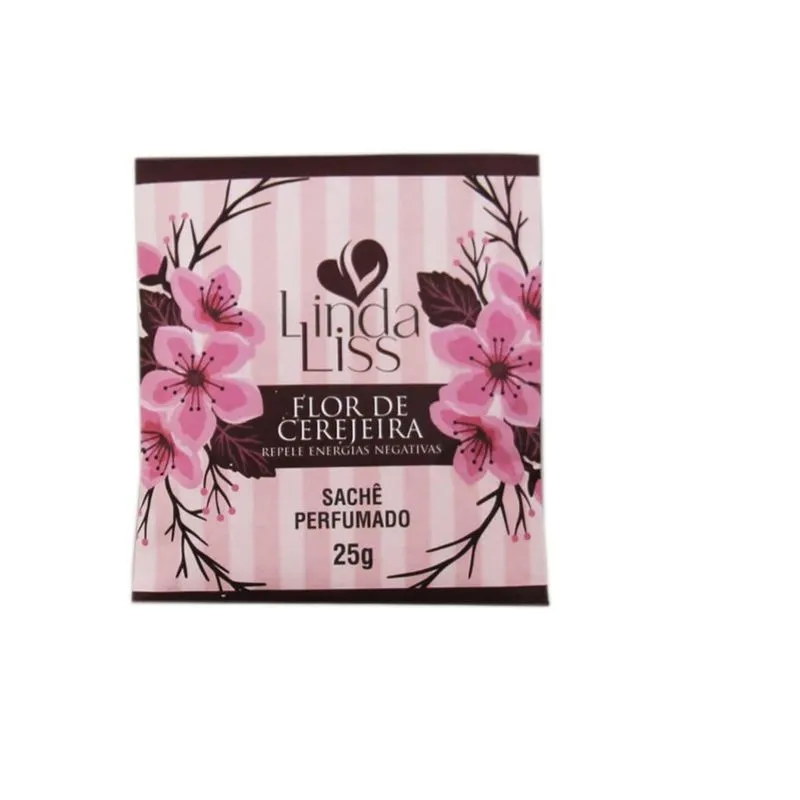 Sache Perfumado Linda Liss Pacote 25g Flor De Cerejeira