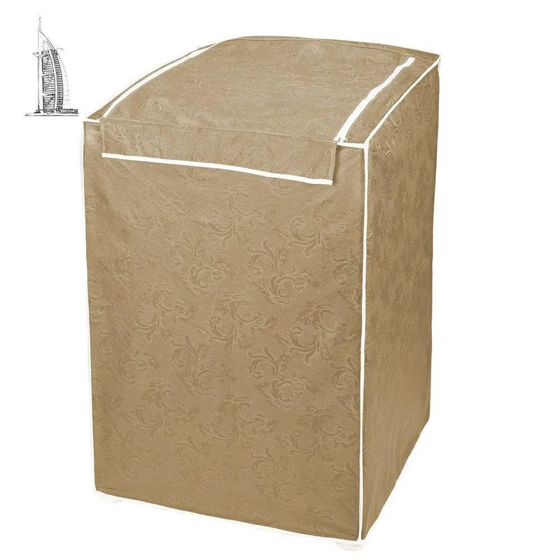 Capa Para Máquina De Lavar Roupas Impermeável 7/8/9kg Bege