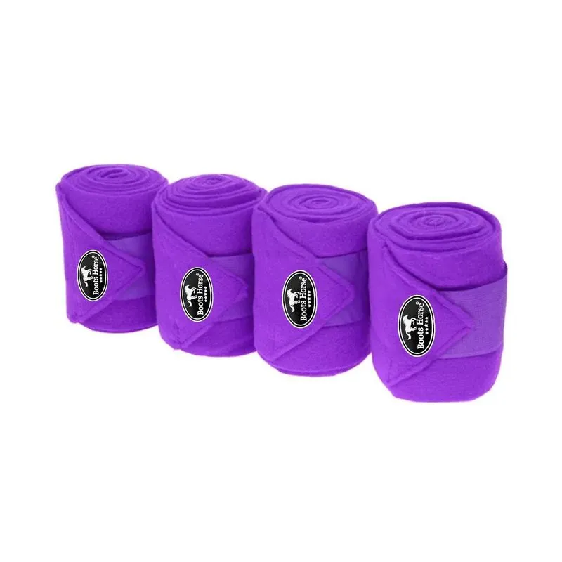 Ligas De Descanso Roxo P/ Cavalo 4 Und 2,5m |