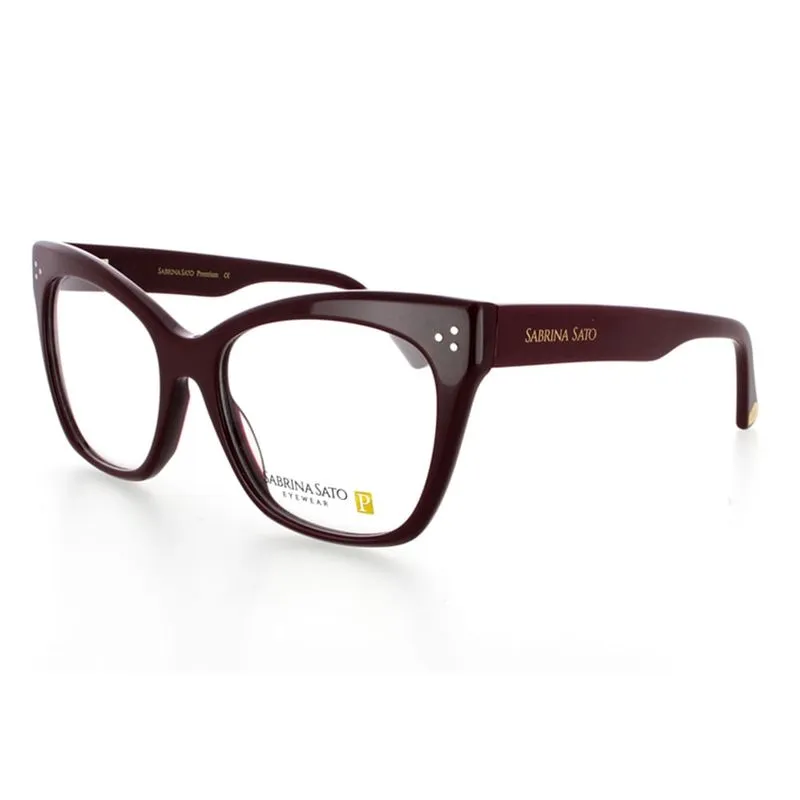 Óculos Armação Sabrina Sato Premium Feminino Bordo SS8005 C2