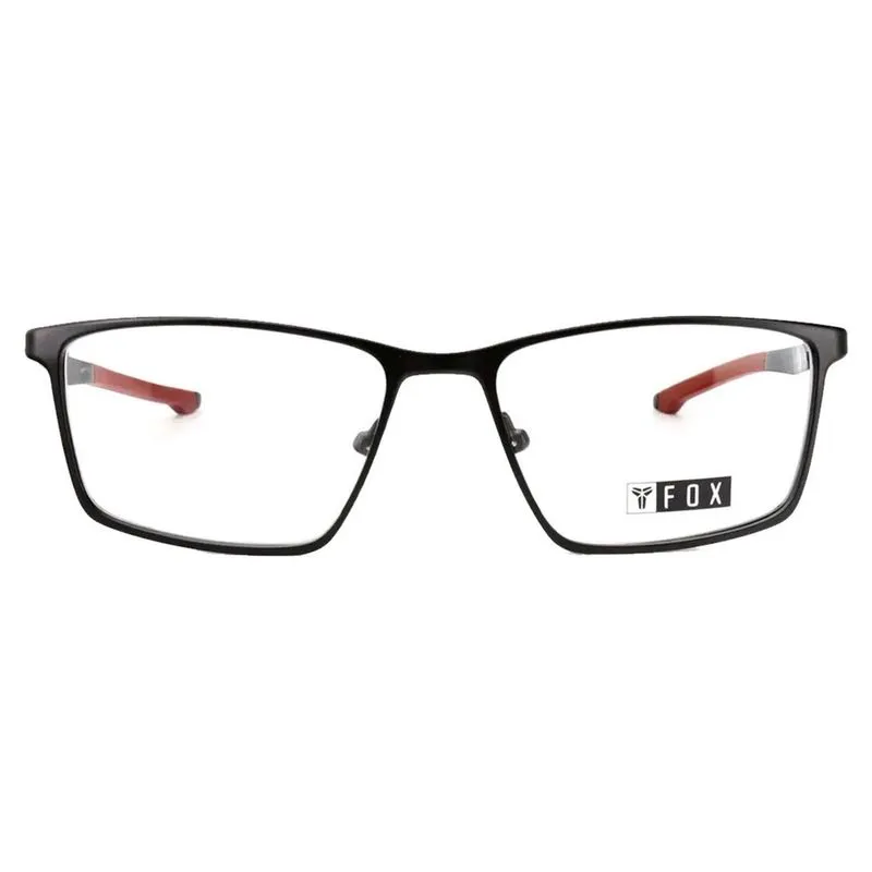 Armação De Óculos Fox Eyewear Fox296 C1 - Preto/Vermelho