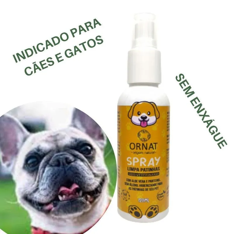 Spray Limpa Patinhas 120g