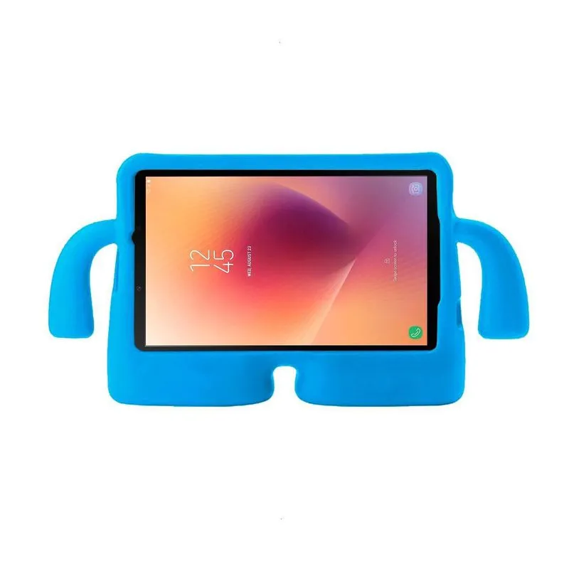 Capa Bonequinho Infantil Tab A 8 2017 Azul Claro + Película