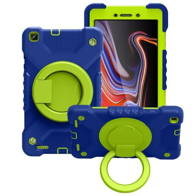 Capa Anti-shock Tab A 7 Lite 8.7 Azul Escuro/verde