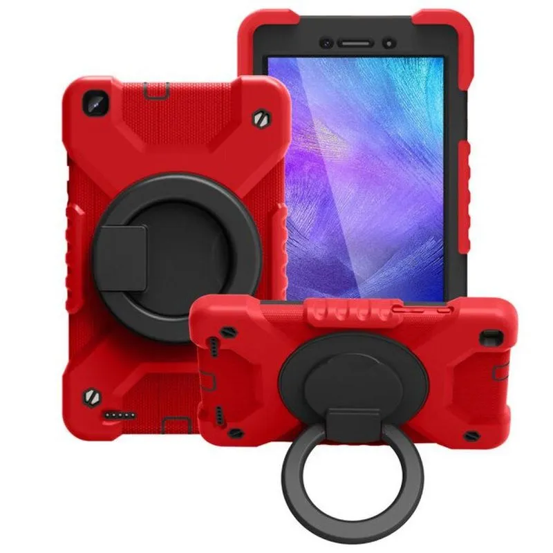 Capa Anti-shock Tab A 7 Lite 8.7 Vermelho/preto + Película