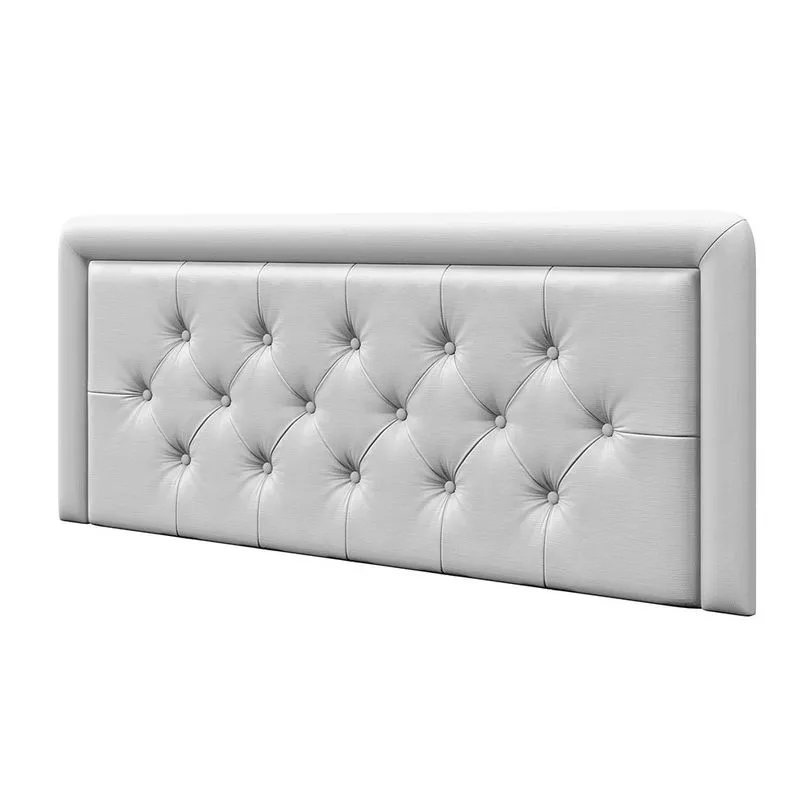 Cabeceira Box Slim Capitonê 1.6 Retrô Sintetico Branco