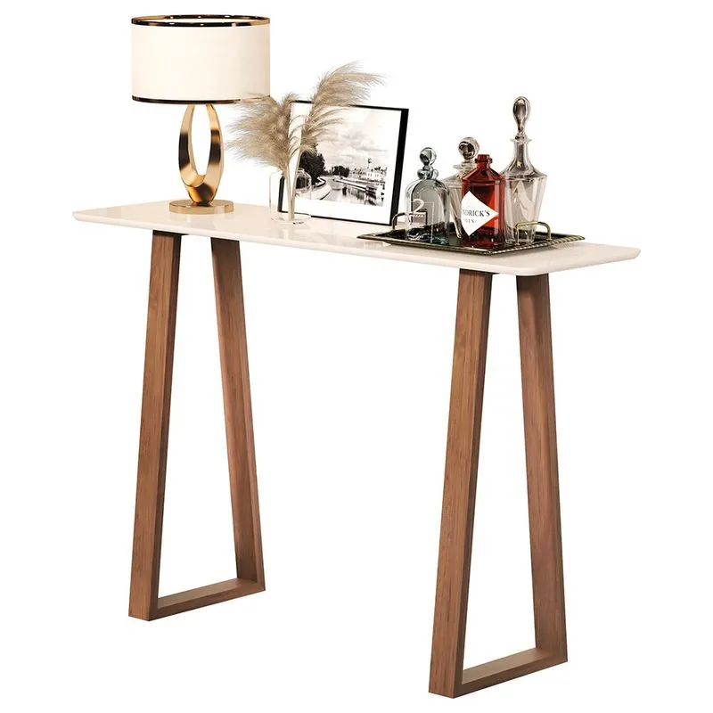 Aparador Imperial Pés de Madeira Móveis Off White Decor