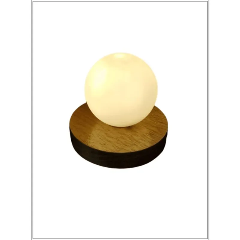 Luminária Moon De Mesa Com Globo De Vidro e Lampada Ofertamo