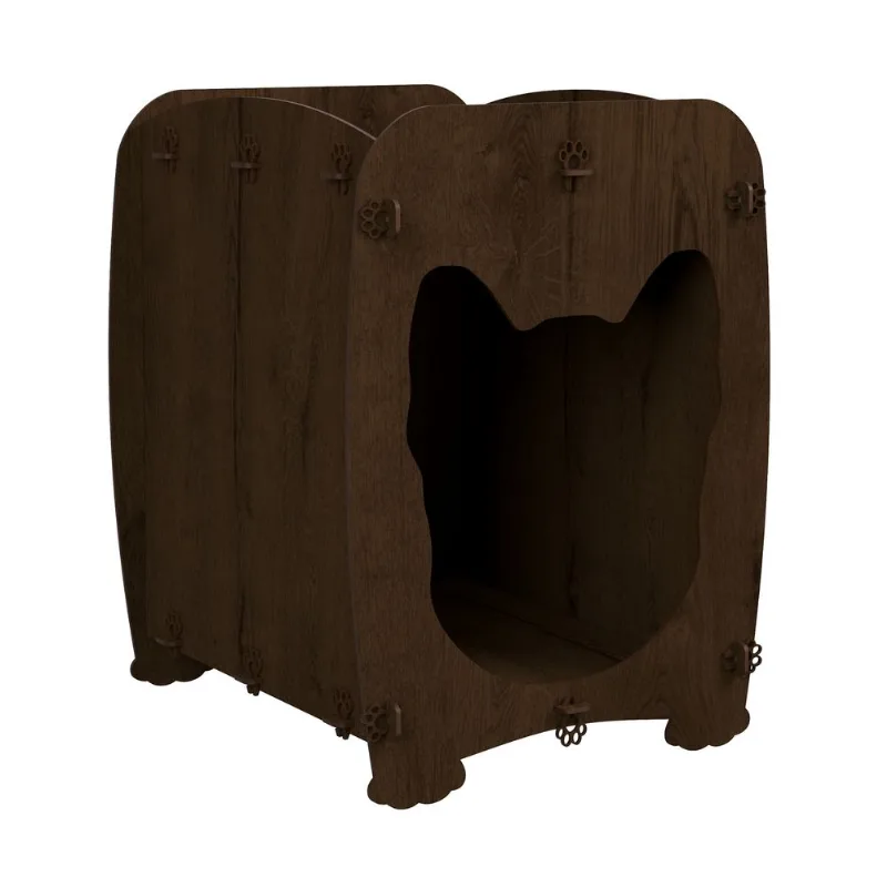 Mesa De Cabeceira Casinha Pet Dog Malbec