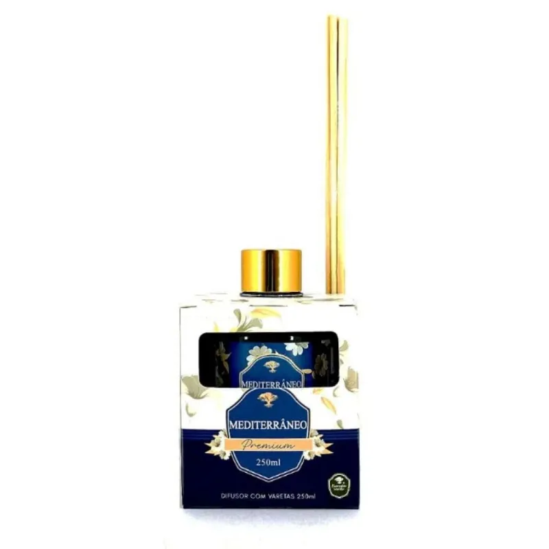 Aromatizador Premium Mediterrâneo 250ml - Floresta Verde