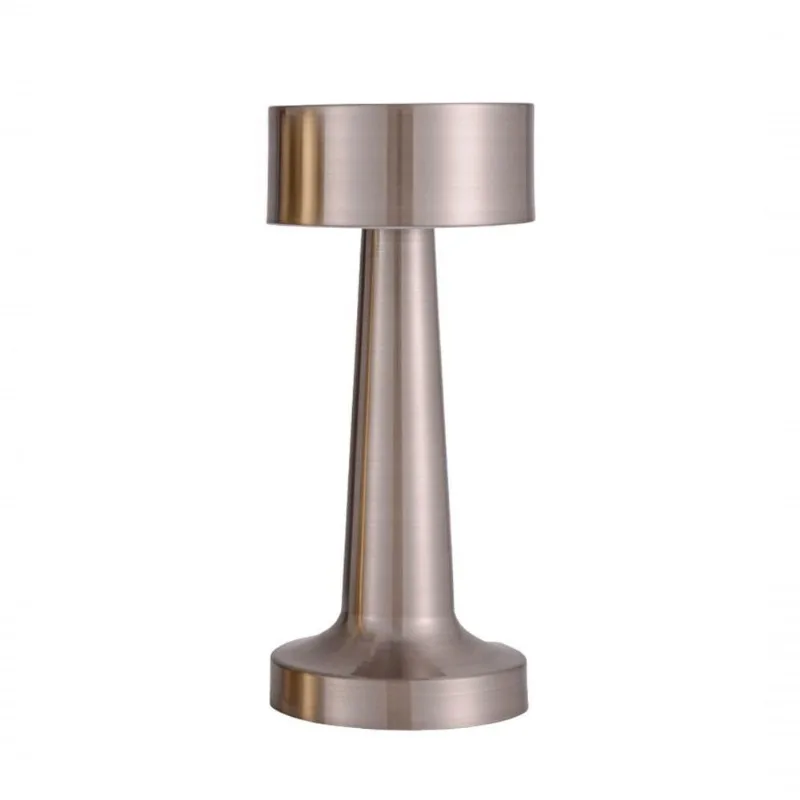 Luminária de Mesa NOX LED 3W 3000K Dimerizável por Toque Prata L-NOX-SILVER