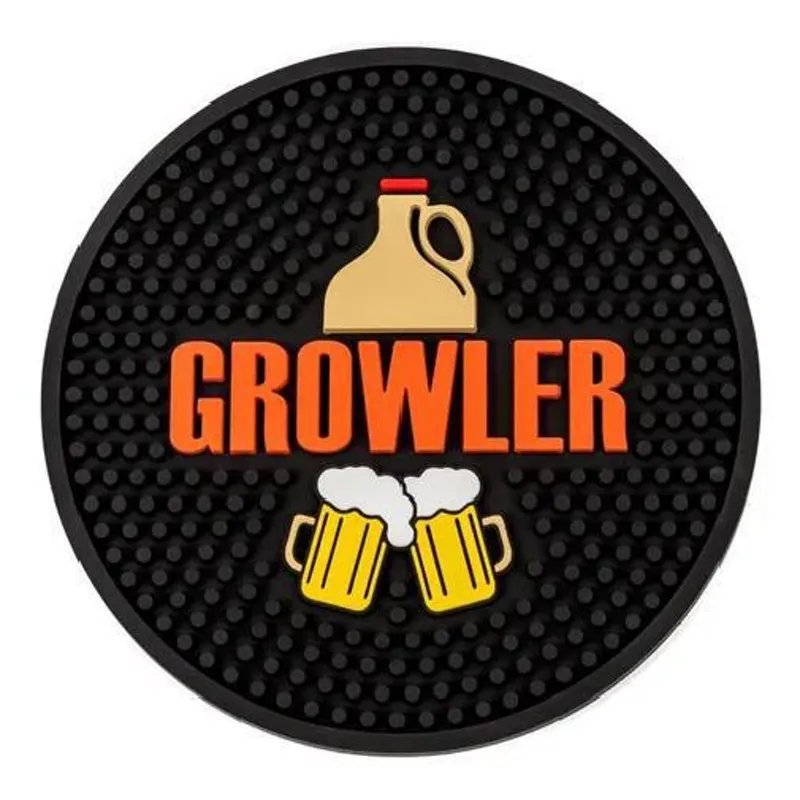 Porta Copos Balde De Gelo Bar Mat Growler Preto