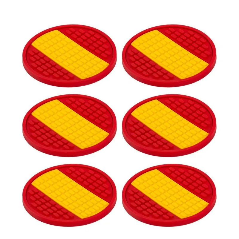 Porta Copos Espanha Bolacha Cerveja Decoração 6 Unidades