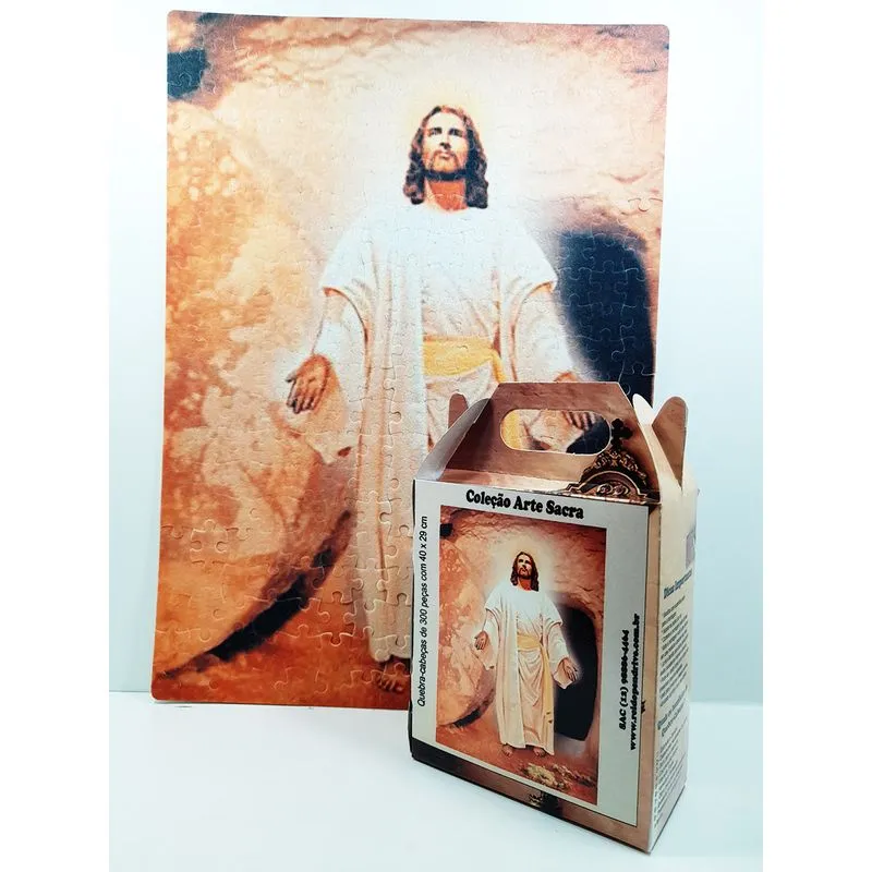 Quebra-cabeça Jesus ressureição 300 peças