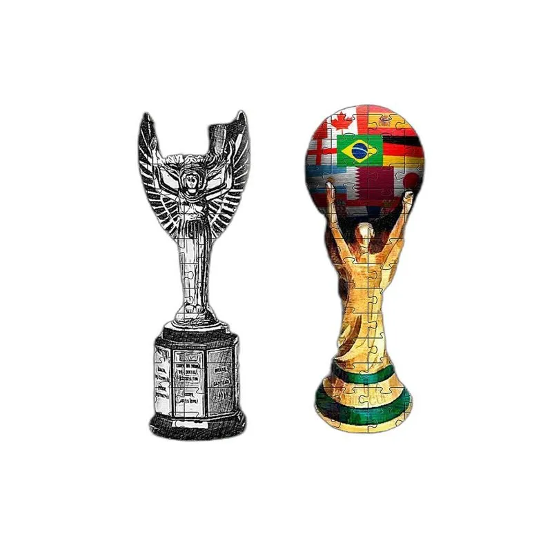 Quebra-cabeça Taça Copa Do Mundo Brasil Pentacampeão 300 Pcs