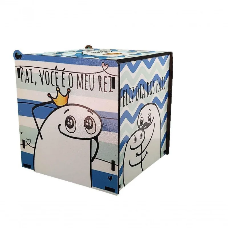 Caixa Divertida Para Dia Dos Pais Flork
