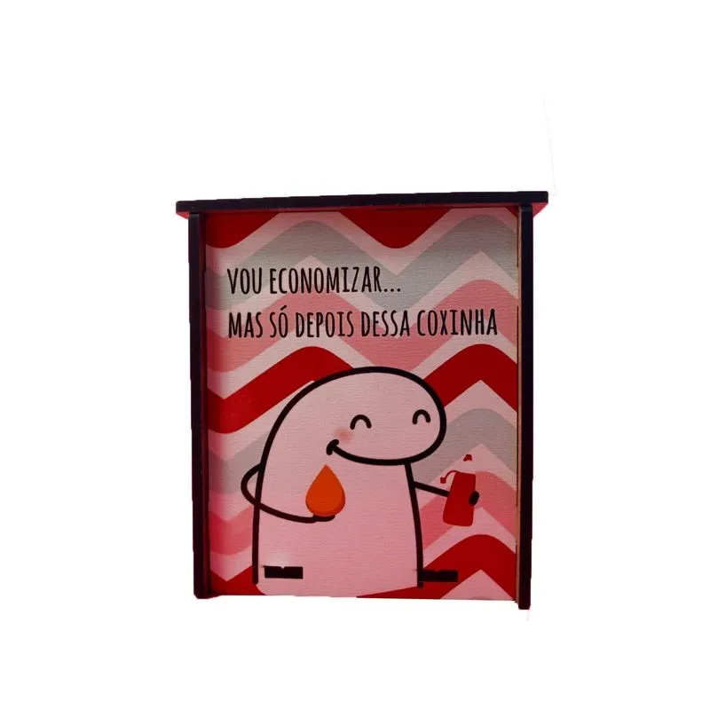 Cofre Divertido Com Frases Flork