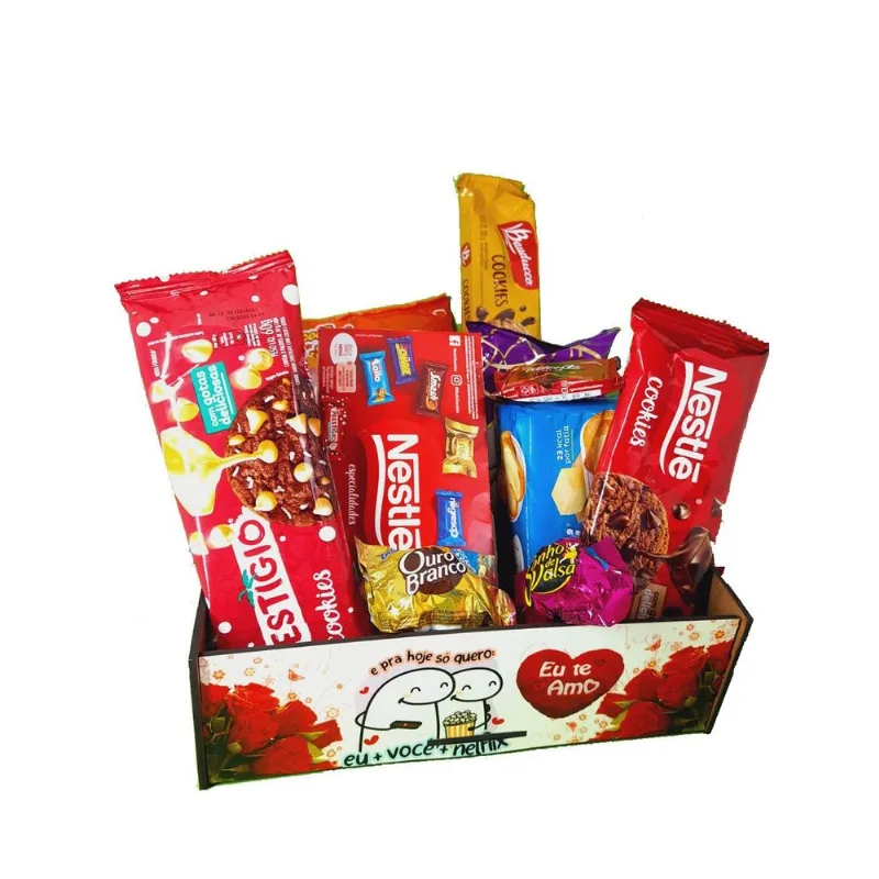 Cesta De Mdf Personalizada Dia Dos Namorados