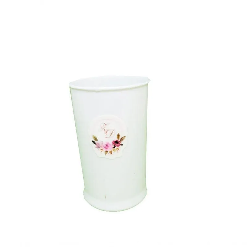 10caneca Acrilica 300 Ml Branca Personalizada