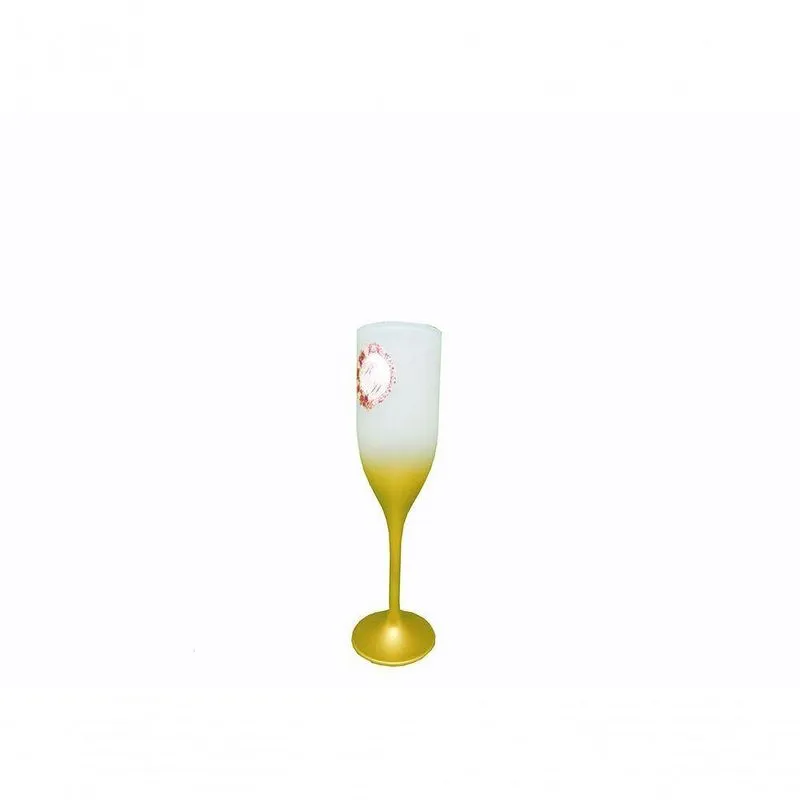 30taça De Champanhe Dourada Degrade Personalizada 280ml
