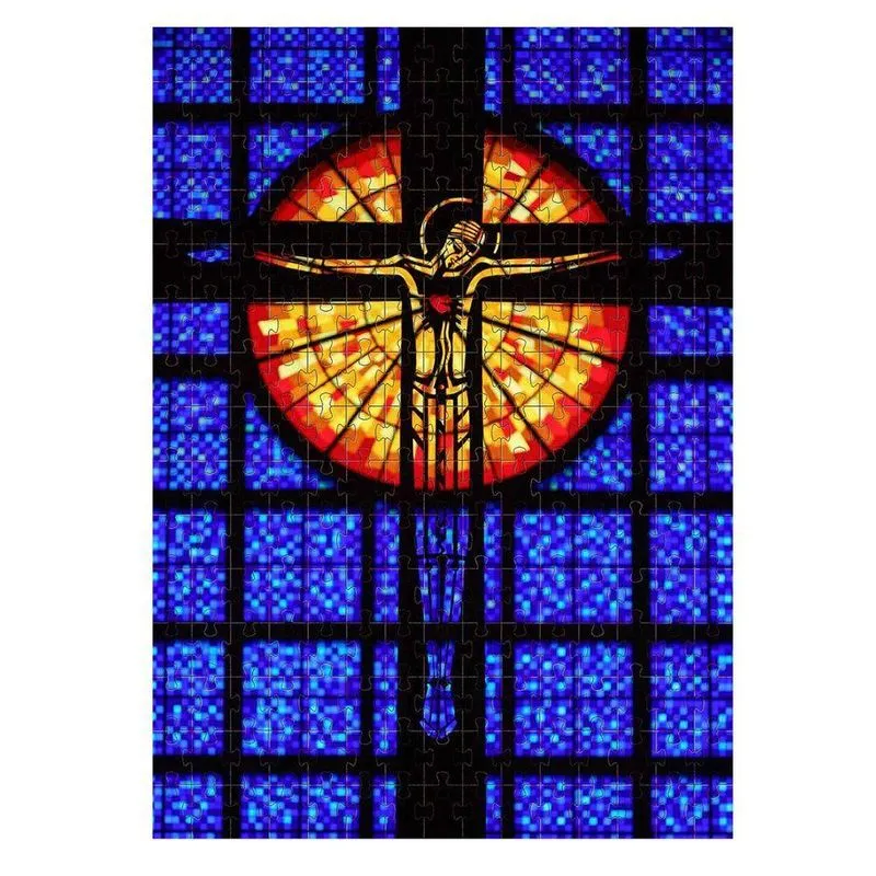 Quebra-cabeça Tema Religioso Jesus Cristo Arte Sacra 300 Peças