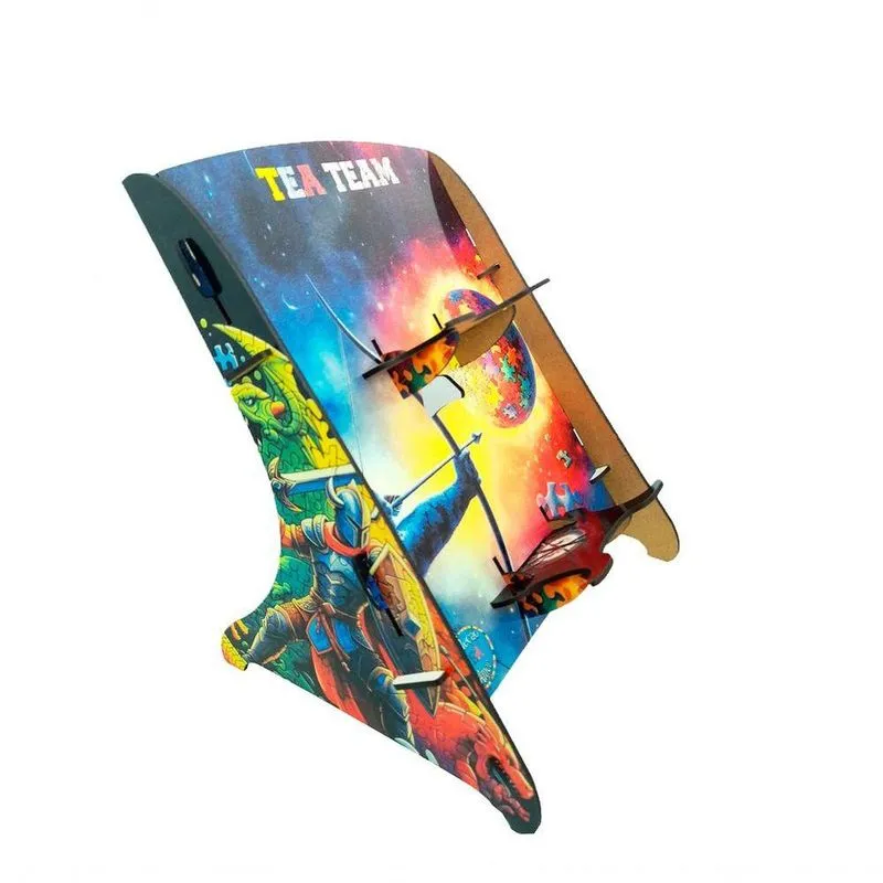 Exclusivo Suporte De Controles Gamers Autistas Guerreiros + Abafador De Sons Tea Time