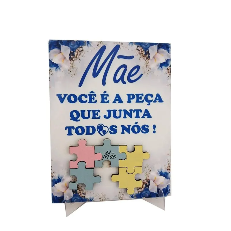 Porta Retrato Azulejo Presente Dias Das Mães Escreva Você