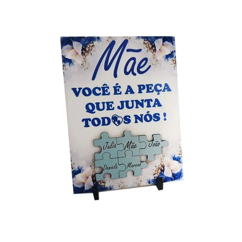 Porta Retrato Azulejo Presente Dias Das Mães Exclusivo Nomes