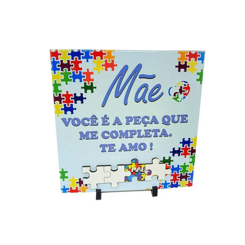 Porta Retrato Presente Lembrança Azulejo Decorativo Mães