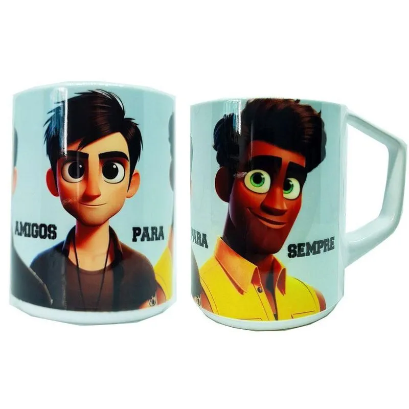 Caneca Alça Alemã Personalizada Seu Personagem Feito Com Inteligência Artificial