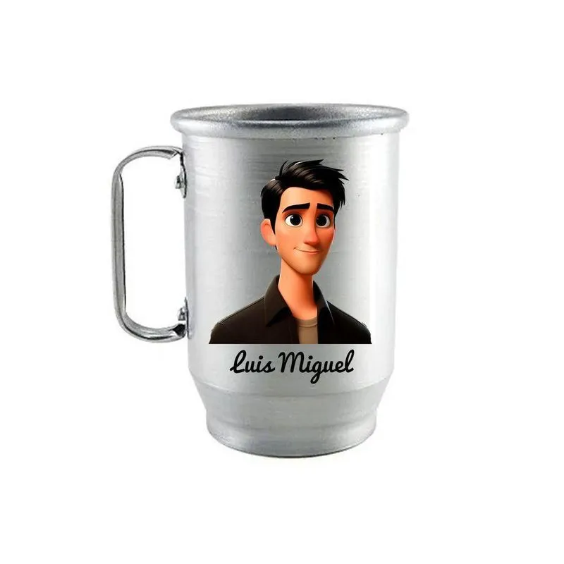 Caneca De Aluminio Personalizada Personagens Feito Com Inteligência Artificial