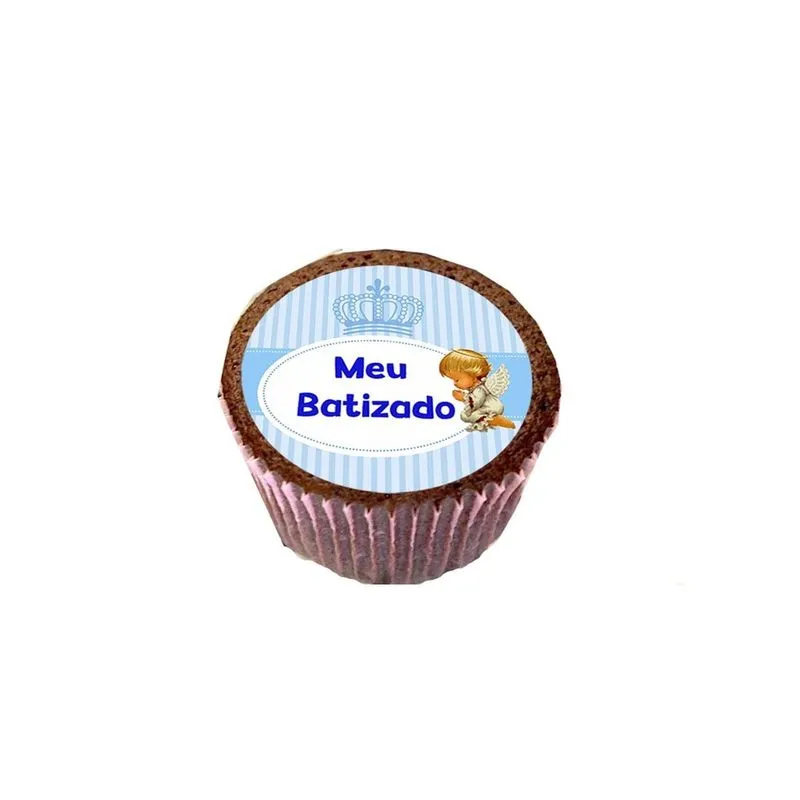 Serviço Impressão Em Papel Arroz Cortados Cupcakes Batizado