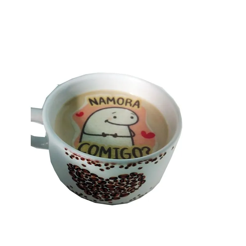 Pedido Namoro No Café Da Tarde Papel Arroz Comestível