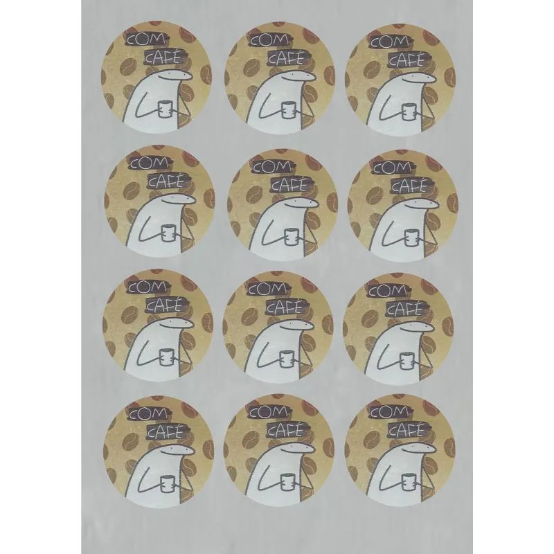 Papel De Arroz Comestível Personalizado Pirulitos De Cristal