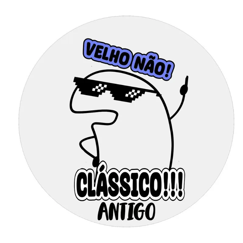 Papel Arroz Divertido Bolos Redondos 20 Cm Flork Velho Não