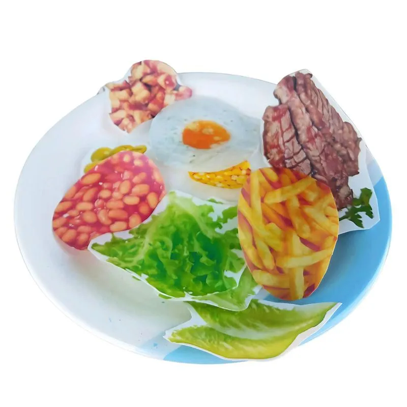 Kit Trolagem Comida Papel Arroz Comestível Pf Picanha E