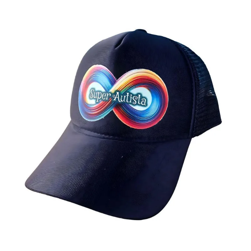 Boné Coleção Tea E Amor Infinity Blue - Diferente É Ser Você 58 Cm Azul Escuro Para Crianças