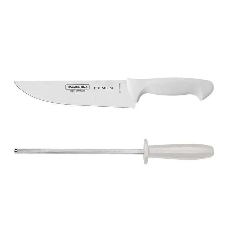 Kit Para Churrasco Cozinha Inox 2 Peças Premium Tramontina