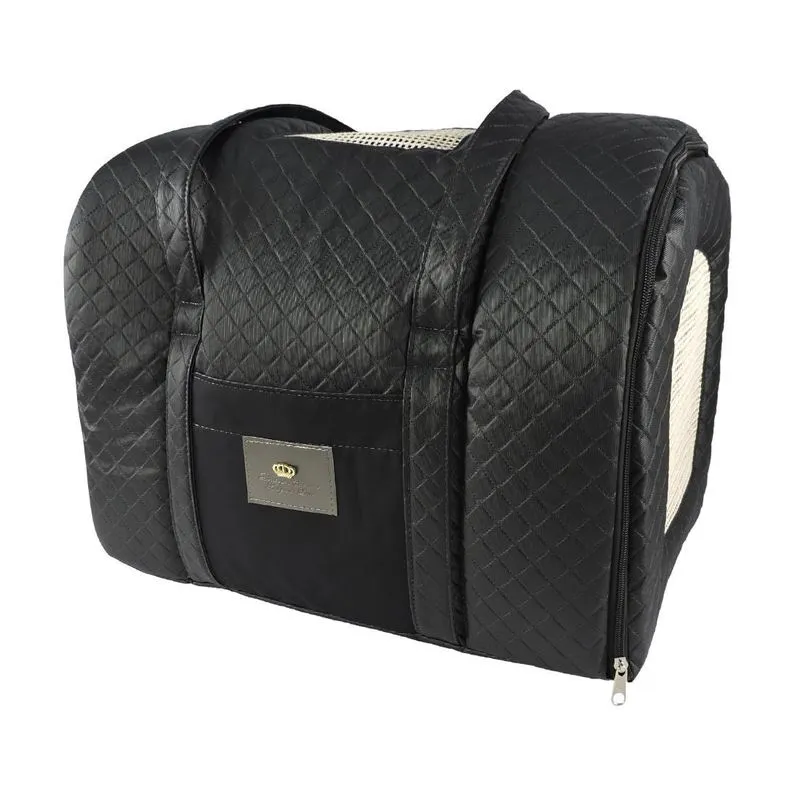 Bolsa De Transporte Preta Para Cães E Gatos - Pequeno Porte