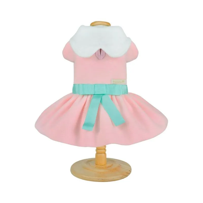 Vestido Bonito Pra Cachorro Soft Rosa Para Cães - Tamanho G