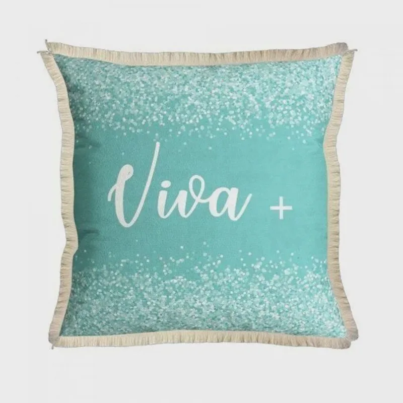 Capa para Almofada com Franja 43cm x 43cm 053 Dolce Belchior