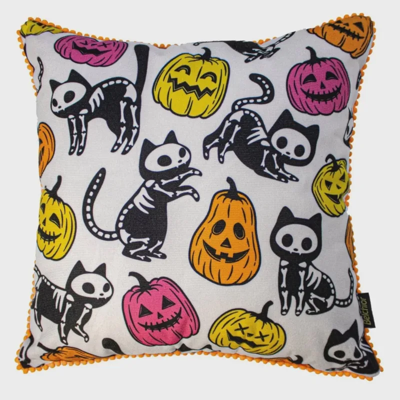 Capa para Almofada Halloween Personagens 43x43cm Belchior Uniq