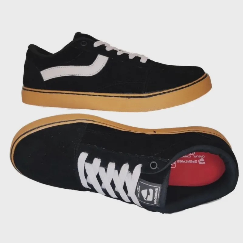 Tênis Casual Masculino Solado Caramelo Sportfire 0241-A