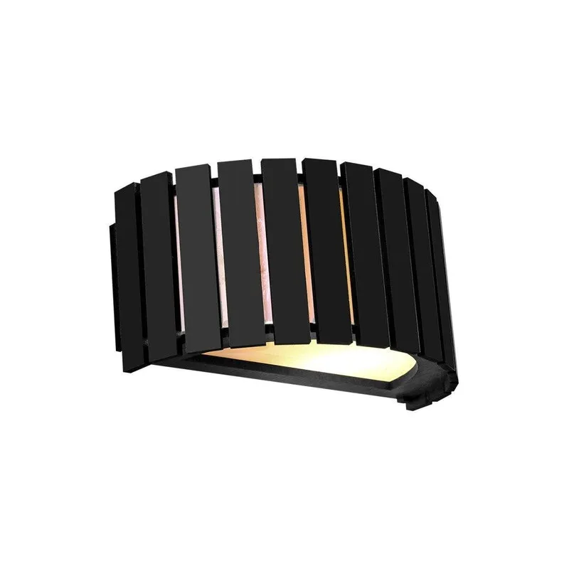 Arandela Mdf Fênix- Madalli - Preto Fosco