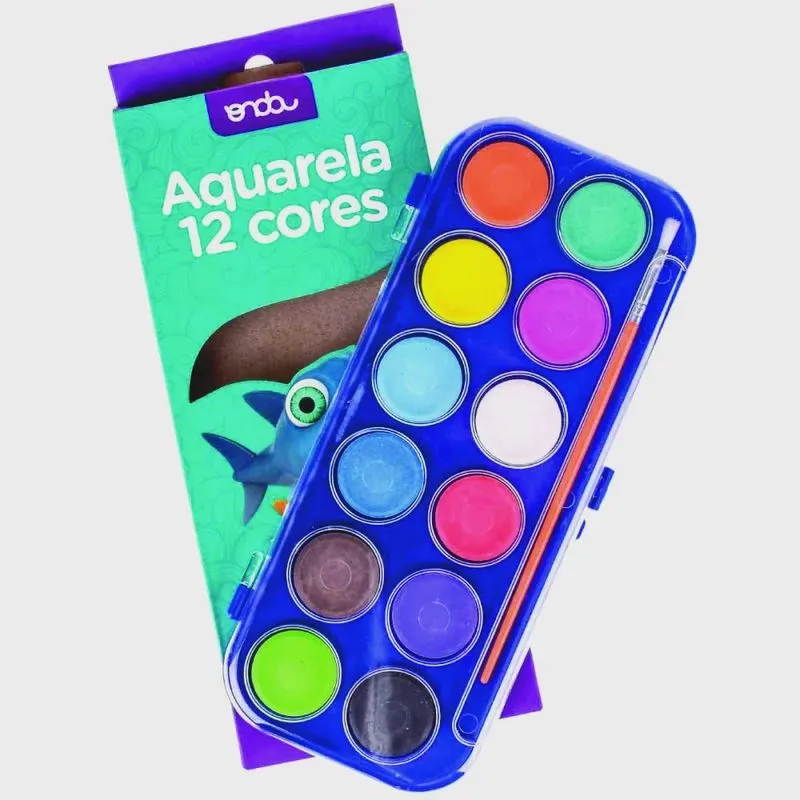 Aquarela Onda 12 cores