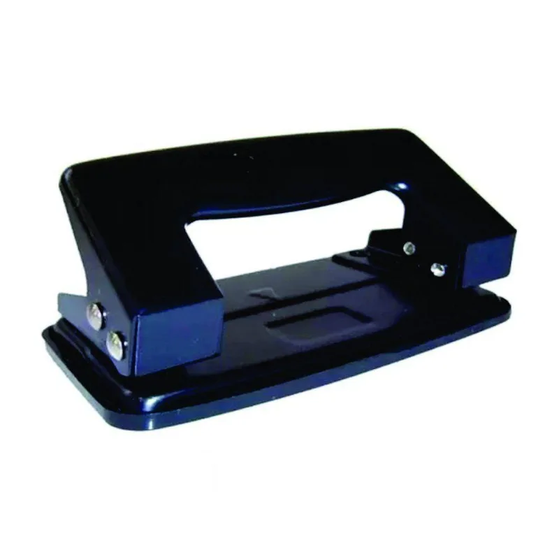 Perfurador De Papel 2 Furos Peq. Metal 12 Fls Onda