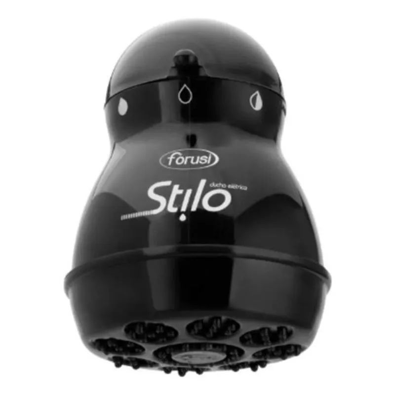Ducha Chuveiro Forusi Stilo 127v 5400w Preto