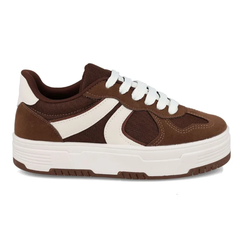 Tênis Casual Done Head Feminino Marrom 35