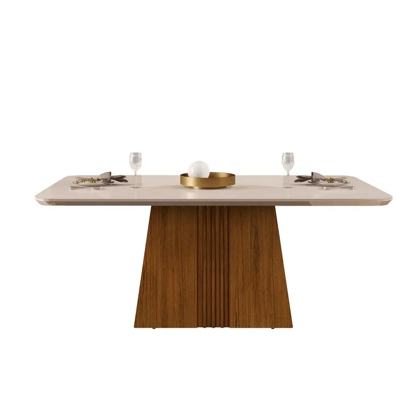 Mesa de Jantar DJ Itália 1700 x 900 - Freijó/Off White