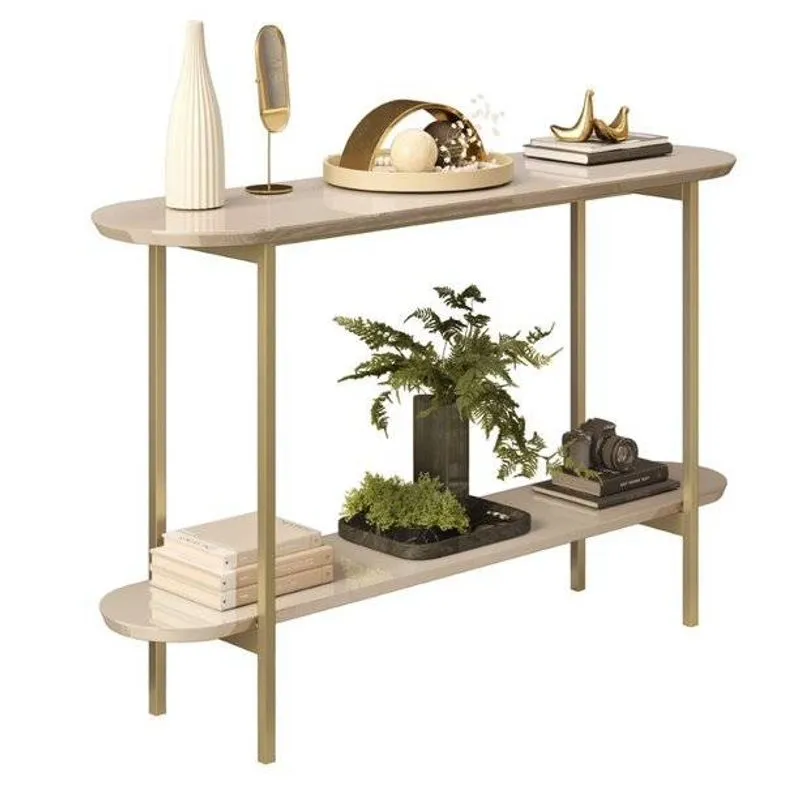 Aparador Charlote Off White Com Pes De Metal 83x136x36 - Dj Moveis